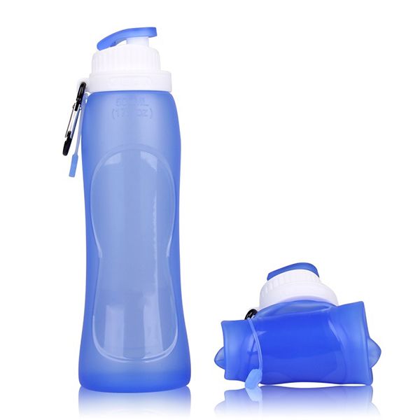 500-ml foldable silicone water bottle | ESG Gifts - GiftOne